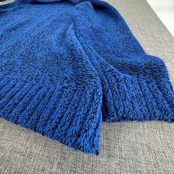 CJ Banks Cozy Sweater Blue Plus 1X Turtleneck Long Sleeve Cotton & Polyester - Picture 12 of 13